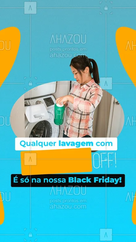 posts, legendas e frases de lavanderia para whatsapp, instagram e facebook: Aqui você encontra as melhores soluções em lavanderia pelo menor preço! Aproveite 😍 #AhazouServiços #blackfriday #promoçao #desconto #lavagem #lavanderia  #editaveisahz 