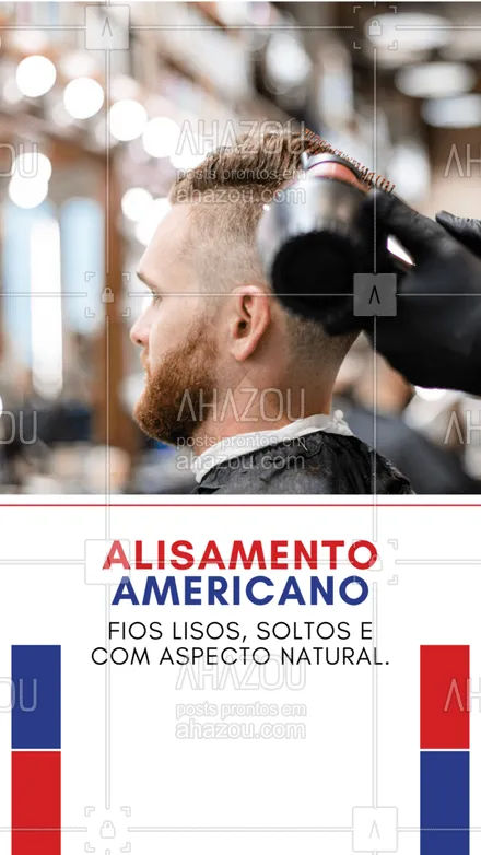 posts, legendas e frases de barbearia para whatsapp, instagram e facebook: Pensando em mudar o visual? Agende o seu alisamento americano! 😎👊
#alisamento #alisamentocapilar #AhazouBeauty #barbeirosbrasil  #barbeiro  #barberShop  #barbearia 