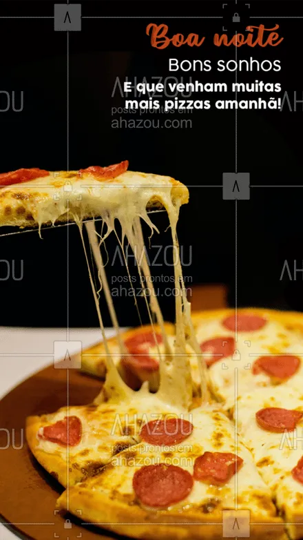 posts, legendas e frases de pizzaria para whatsapp, instagram e facebook: Buona Notte! ?❤️️

#AhazouTaste #Taste #Tasty #BoaNoite #Pizzaria #Pizza #LovePizza #Gastronomia #Gastro
