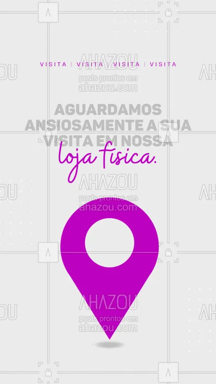posts, legendas e frases de posts para todos para whatsapp, instagram e facebook: Temos diversos produtos e um espaço inteirinho para você conhecer de perto! Venha já nos visitar. #ahazou #quote #lojafísica #visita #loja