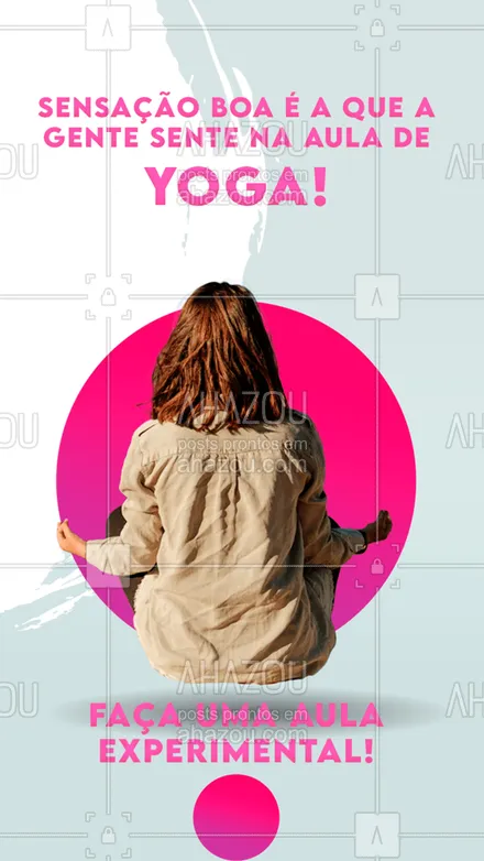 posts, legendas e frases de yoga para whatsapp, instagram e facebook: Bom mesmo é cuidar da saúde praticando algo bom! Vamos fazer uma aula? #AhazouSaude  #meditation #yogalife #yoga #namaste #yogainspiration #praticar #aulaexperimental #auladeyoga