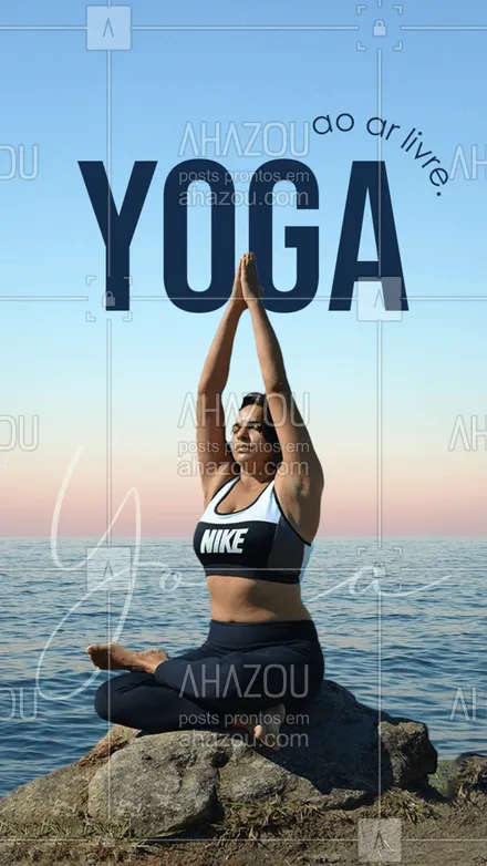 posts, legendas e frases de yoga para whatsapp, instagram e facebook: Venha fazer aulas de Yoga ao ar livre e se conectar não só com o seu corpo, como também com a natureza!
Entre em contato.
#AhazouSaude  #yoga  #yogalife  #meditation  #namaste  #yogainspiration 