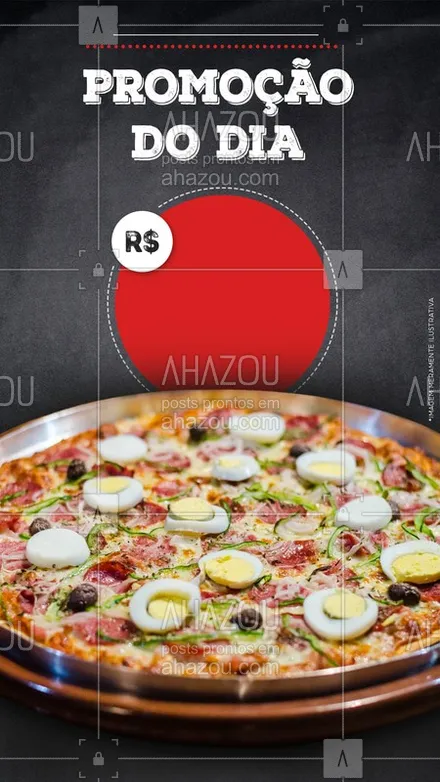posts, legendas e frases de pizzaria para whatsapp, instagram e facebook: Hora de aproveitar nossa mega promoção do dia, ligue e faça seu pedido. #Promo #Ahazou #Pizza #Pizzaria