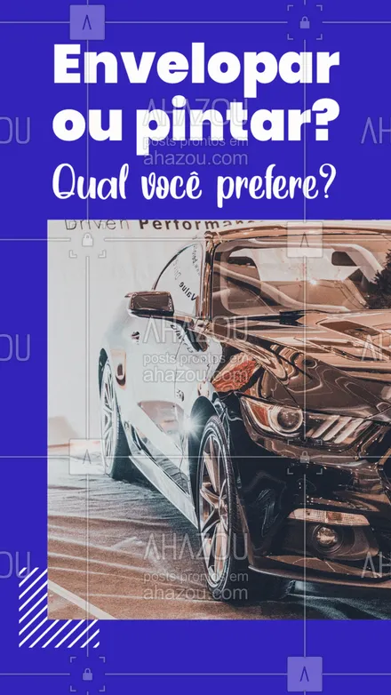 posts, legendas e frases de estética automotiva & lavajato para whatsapp, instagram e facebook: As duas técnicas tem seus prós e contras. E aí, qual você prefere? Deixe sua opinião nos comentários! #envelopamento #AhazouAuto #esteticaautomotiva #automotiva #carros