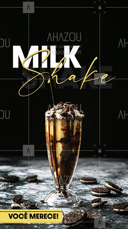 posts, legendas e frases de gelados & açaiteria para whatsapp, instagram e facebook: Se mime um pouco hoje! Peça nosso delicioso Milk Shake! Aguardamos seu pedido.
 #ahazoutaste #milkshake  #sorvete #sorveteria #gelados #icecream
