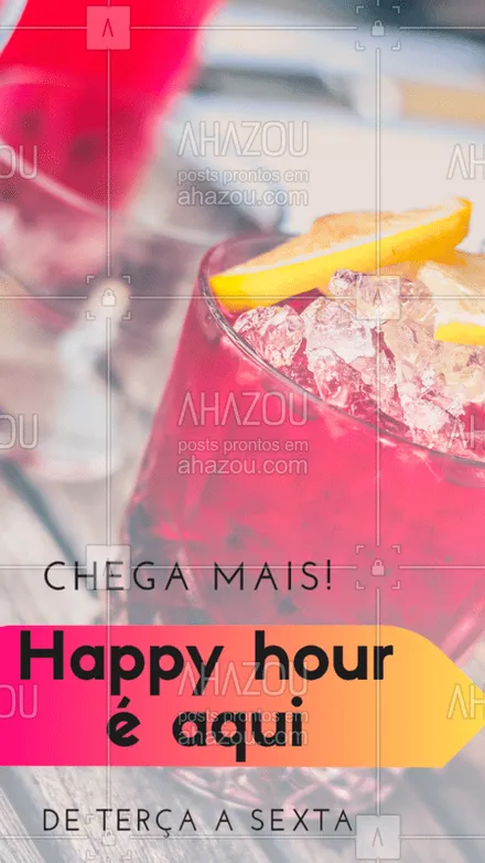 posts, legendas e frases de bares para whatsapp, instagram e facebook: Vem fazer sue happy hour aqui! #happyhour #ahazou #bar
