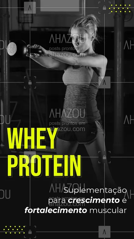 posts, legendas e frases de personal trainer para whatsapp, instagram e facebook: O Whey Protein é uma proteína completa responsável pelo crescimento, manutenção e fortalecimento dos músculos. ?? Para um bom resultado, o consumo deve ser logo após um treino de força, momento em que os músculos estão com bom fluxo sanguíneo, favorecendo a absorção dos nutrientes. ? Gostou da dica? Compartilhe com os amigos. #personaltrainer #suplementacao #wheyprotein #AhazouSaude #ganhodemassa #fortalecimentomuscular #AhazouSaude 