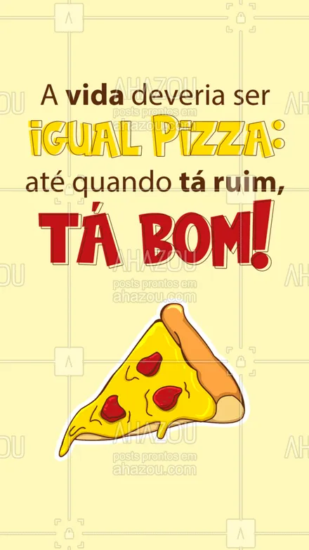 posts, legendas e frases de pizzaria para whatsapp, instagram e facebook: Quem aí concorda? ???? #Pizza #Pizzaria #ahazoutaste #pizzalovers #ahazoutaste 