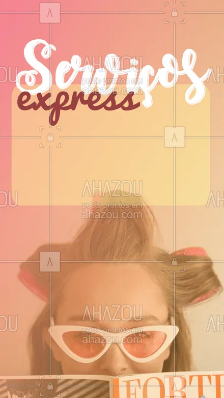 posts, legendas e frases de cabelo para whatsapp, instagram e facebook: Aproveite para agendar o seu horário agora mesmo! ? #beleza #ahazou #express