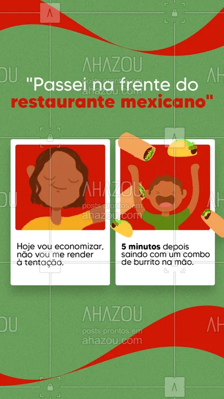 posts, legendas e frases de cozinha mexicana para whatsapp, instagram e facebook: 🌮😋 É impossível sentir o cheirinho de comida mexicana sendo feita e não pedir nada! E outra, só se vive uma vez. 😅😂 #ahazoutaste #comidamexicana  #nachos  #cozinhamexicana  #texmex  #vivamexico 