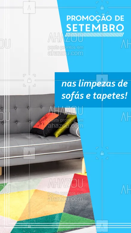 posts, legendas e frases de limpeza de sofás & tapetes para whatsapp, instagram e facebook: Venham conferir nossa promoção nas limpezas de sofás e tapetes, não percam. #limpeza #sofaetapete  #AhazouServiços #comunicado #promoção
