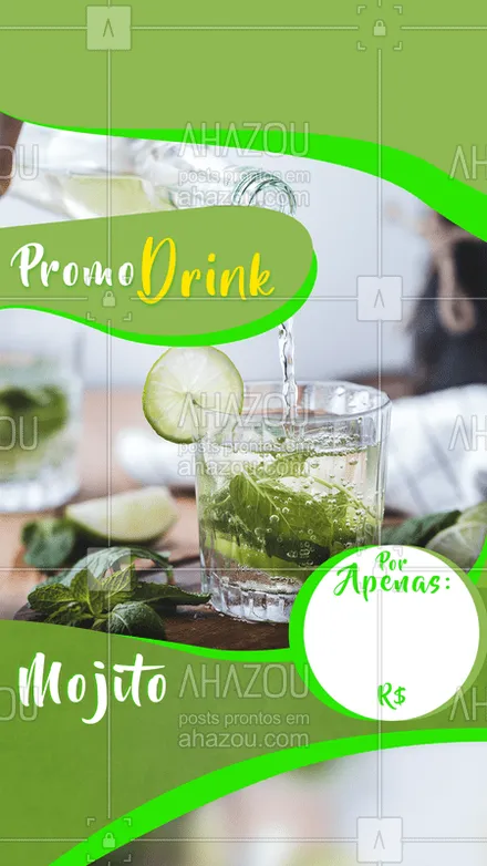 posts, legendas e frases de bares para whatsapp, instagram e facebook: Hoje é dia de promo de drink! Aproveite! #ahazou #drink #cocktail 