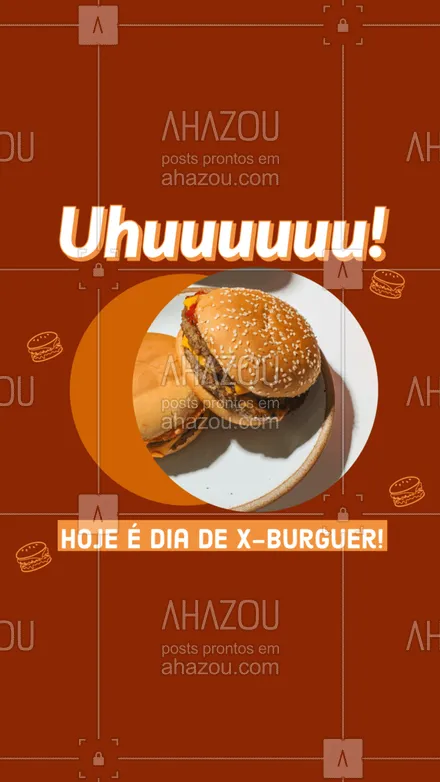 posts, legendas e frases de hamburguer para whatsapp, instagram e facebook: Como resistir a um delicioso x-burguer? Impossível! Então não perca mais nem um segundo e peça já o seu! #hamburgueria #hamburgueriaartesanal #burgerlovers #ahazoutaste #burger #artesanal #classico #x-burguer #xburguer 