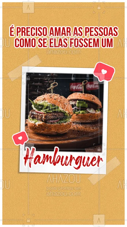 posts, legendas e frases de hamburguer para whatsapp, instagram e facebook: Assim fica fácil né? ?
#hamburguer #amor #ahazou