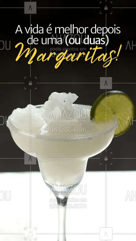 posts, legendas e frases de bares para whatsapp, instagram e facebook: Quantas margaritas é você quem manda, chefia! 😎
#margarita #drinks #ahazoutaste  #cocktails  #bar 