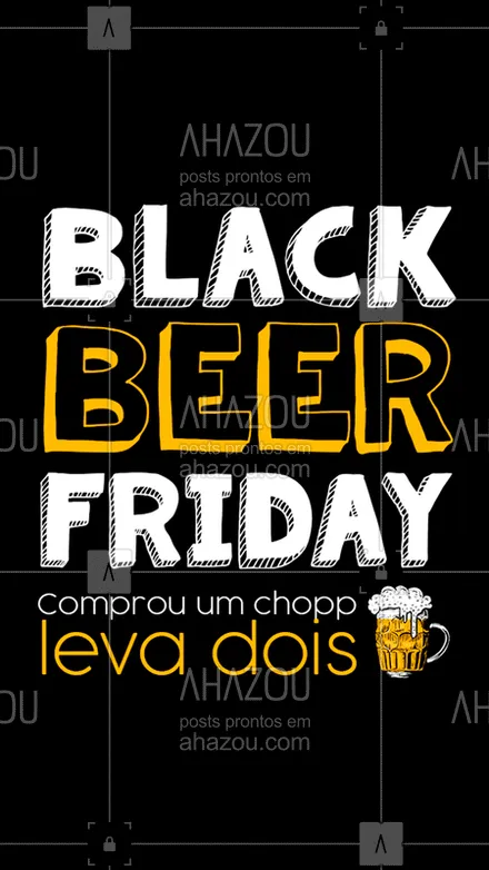 posts, legendas e frases de bares para whatsapp, instagram e facebook: É dessa black friday que a gente gosta! ???? #cervejaemdobro #cerveja #ahazou #blackfriday #blackband