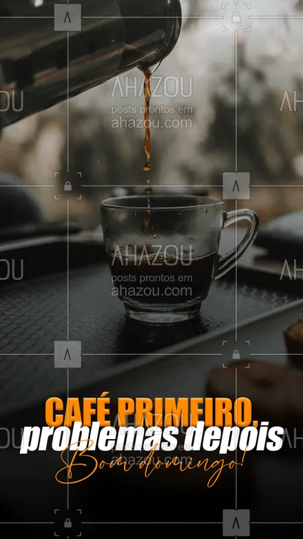posts, legendas e frases de cafés para whatsapp, instagram e facebook: O primeiro passo para ter um bom domingo é passar um bom café! ☕🥰
#ahazoutaste #barista  #café  #cafeteria  #coffee  #coffeelife 