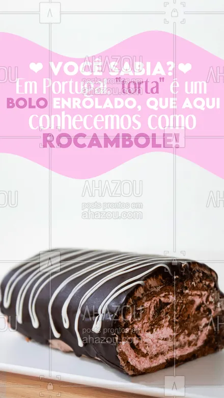 posts, legendas e frases de doces, salgados & festas para whatsapp, instagram e facebook: Já pensou, pedir uma torta em Portugal e receber um rocambole? 🤣🤣
#torta #rocambole #ahazoutaste  #confeitaria  #salgados 
