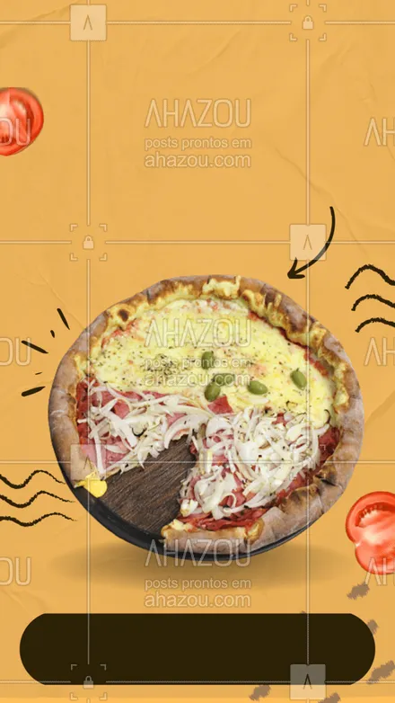 posts, legendas e frases de pizzaria para whatsapp, instagram e facebook: O que é bom pode ficar ainda melhor e nossa pizza está aqui para provar! #ahazoutaste #pizzaria  #pizza  #pizzalife  #pizzalovers 