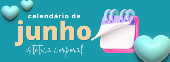 icone do editorial calendário de conteúdo para estética corporal junho de beleza e bem-estar