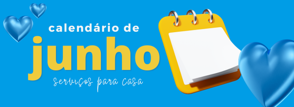 icone do editorial cuidando do lar calendário de serviços residenciais para junho