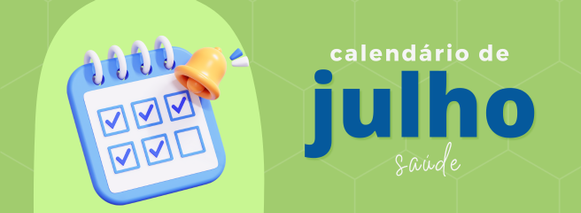 icone do editorial calendário de conteúdo para saúde julho saudável e inspirador